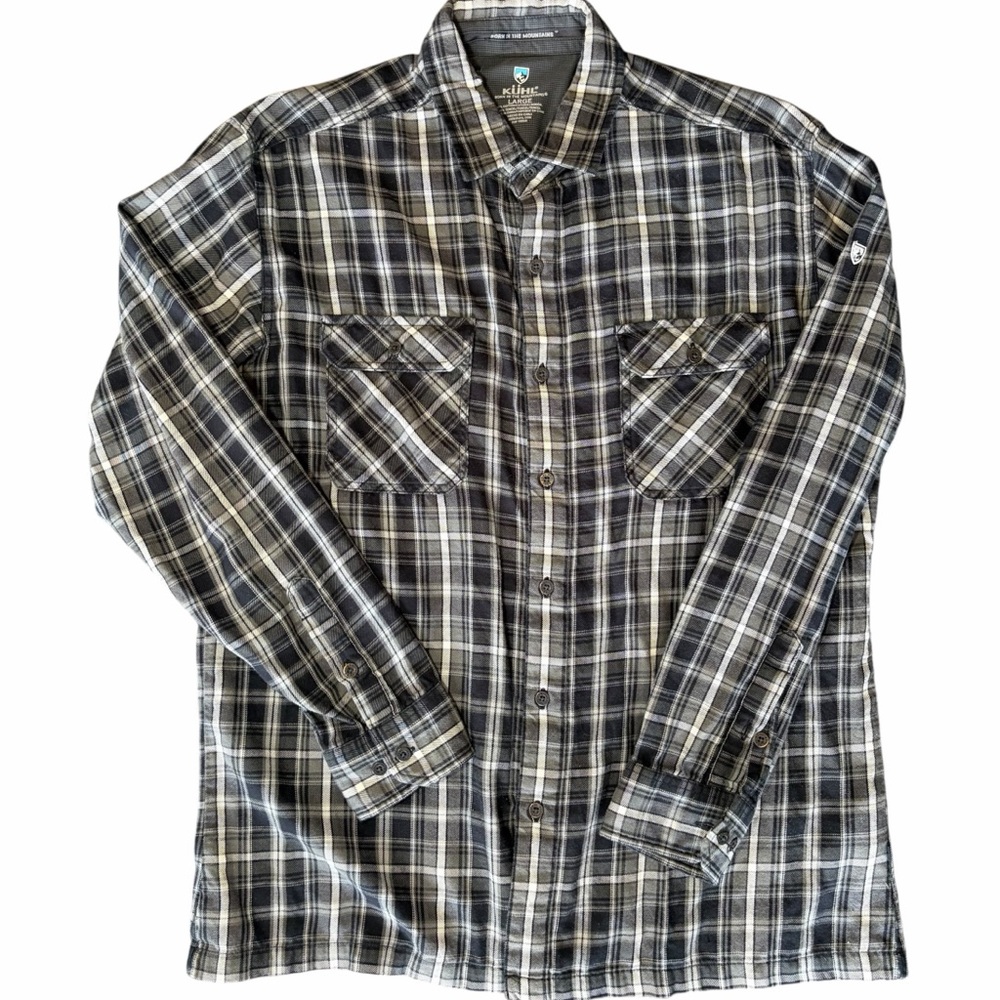 Kuhl Dillingr Flannel in Plaid Black